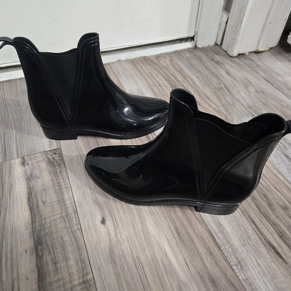 Primark Ankle Rainboots Black New Sz 5 - Picture 1 of 7